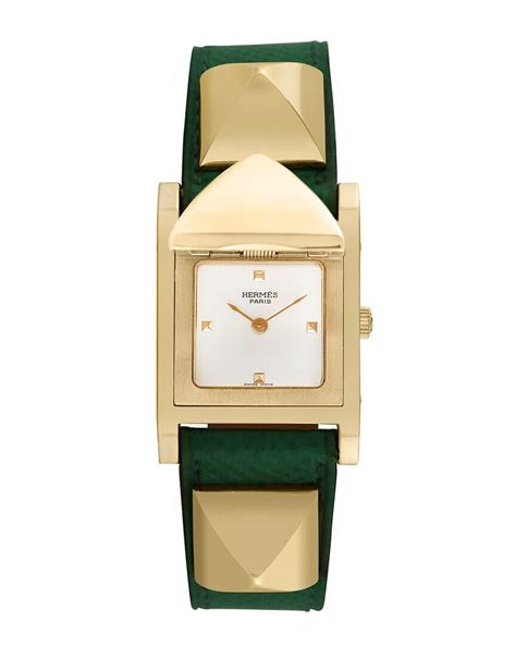 hermes leather watch womens|hermes medor watch.